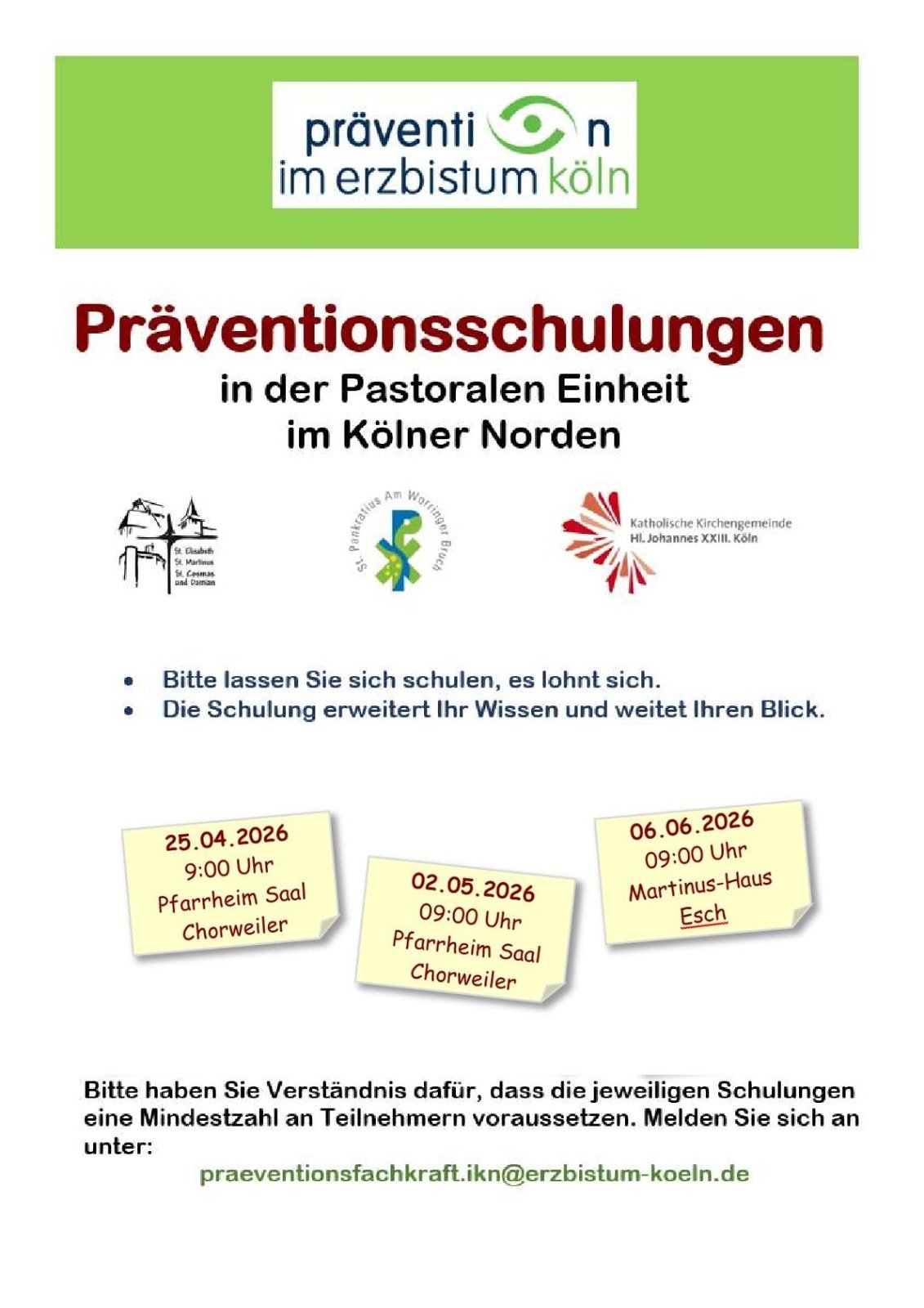 Präventionsschulungen
