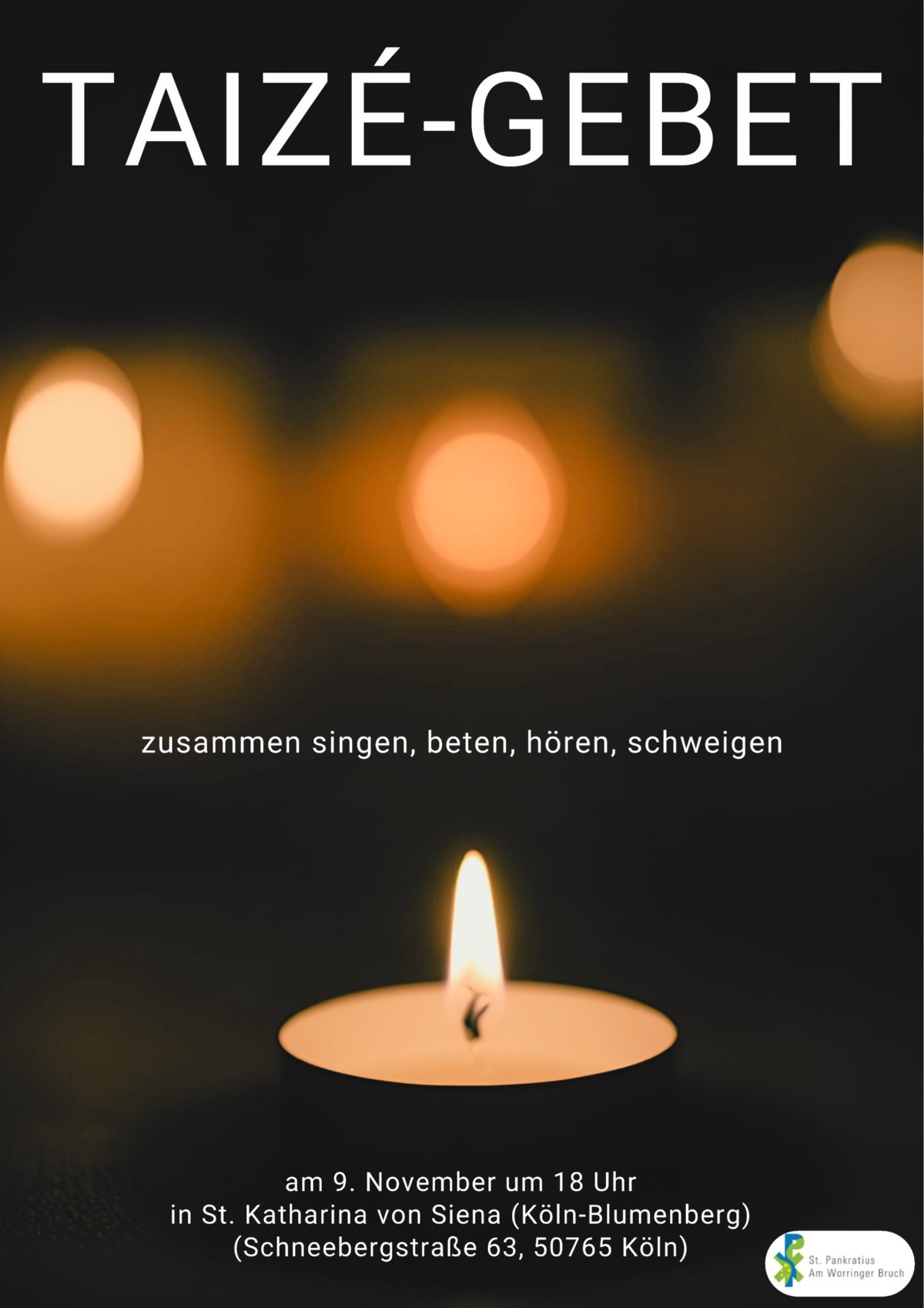 Taizé-Gebet am 9. November 2025 Taizé-Gebet am 9. November 2025