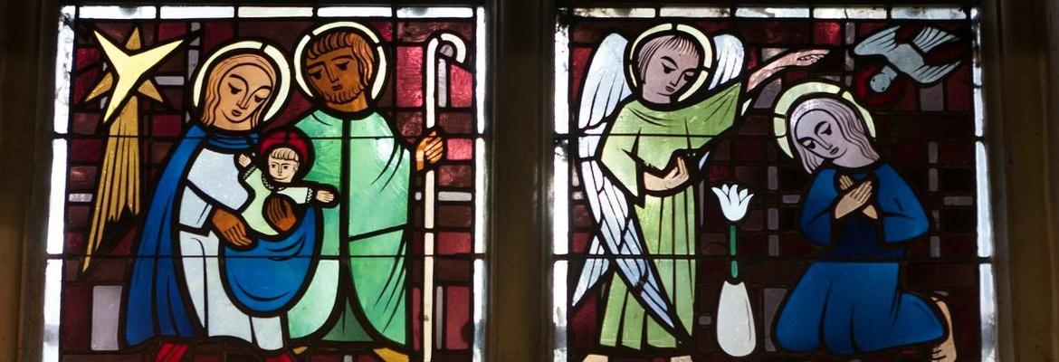 Fenster in der Kirche St. Johann Baptist